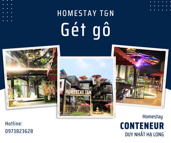 Review Homestay T&N - Homestay container xếp chồng độc đáo nhất Hạ Long